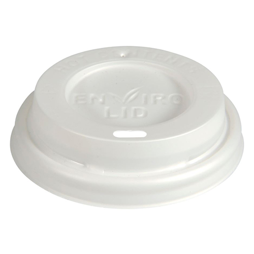Capac biodegradabil pahar bauturi, Ø9cm, CPLA, Abena