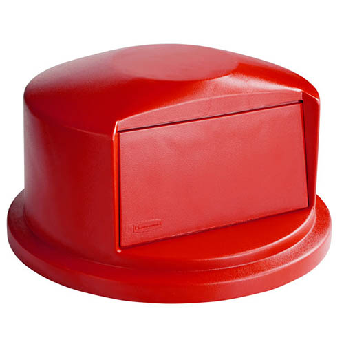 Capac (cupola) container Brute 121.1 L, rosu, Rubbermaid