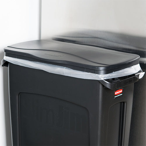 Capac cu balamale pentru containere Slim Jim 60 L/87 L, negru, Rubbermaid