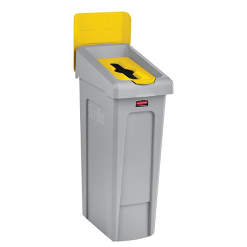 SJRS - Capac deseuri hartie, Rubbermaid, galben