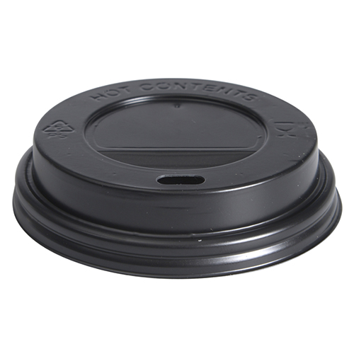 Capace pentru pahare carton 8 Oz, negru, Abena