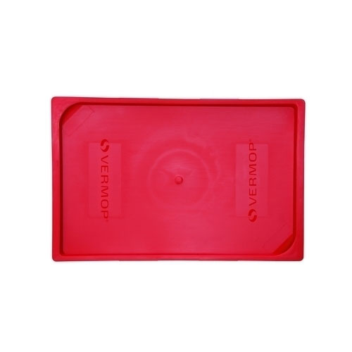 Capac etansabil (cutii 5 L/ 15 L/ 35 L) pentru carucioare curatenie/hoteliere Equipe, Vermop, antracit rosu 