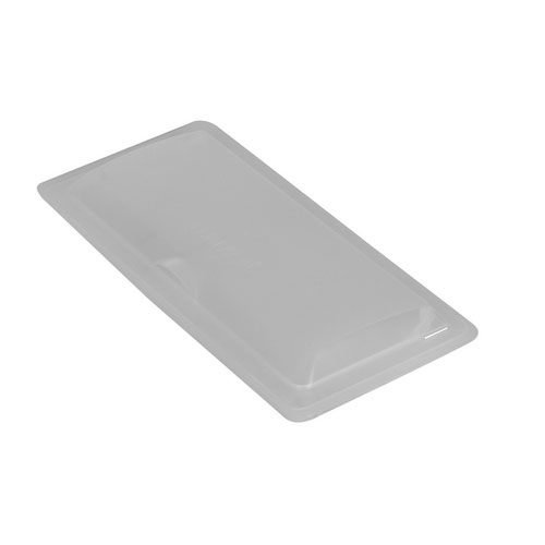 Capac galeata rectangulara 8 L, Vermop, antracit transparent 