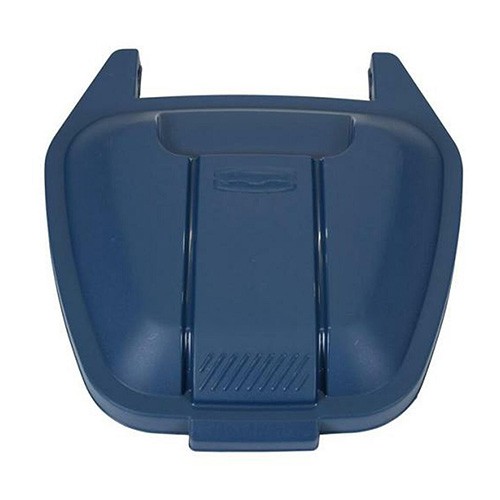 Capac pubela mobila 100 L, Rubbermaid albastru 