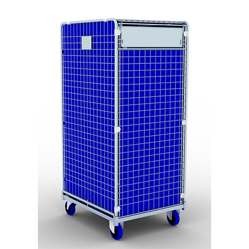Carucior transport lenjerie pentru spalatorie textila cu 4 laturi cu polipropilena, 50 x 100 mm T20, Picchi