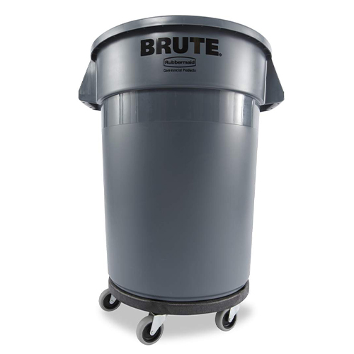 Carucior containere Brute 113.4 kg negru, Rubbermaid