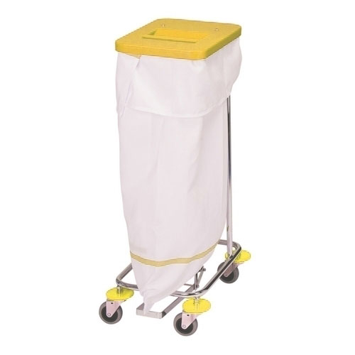 Carucior colectare lenjerie Meditrans single, Vermop, rosu galben 