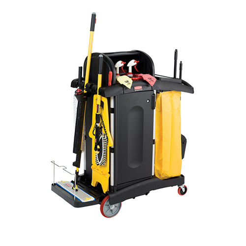 Carucior curatenie Hygen, negru, Rubbermaid