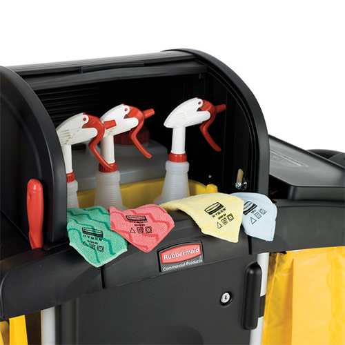 Carucior curatenie Hygen, negru, Rubbermaid