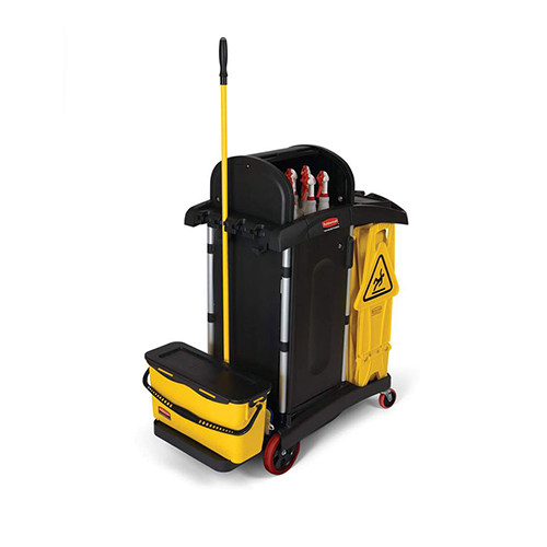 Carucior curatenie Hygen, negru, Rubbermaid