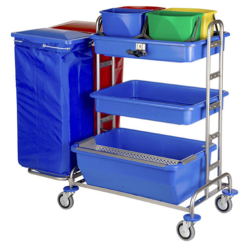 Carucior curatenie Variant Des 2000 / K, cromat, Vermop