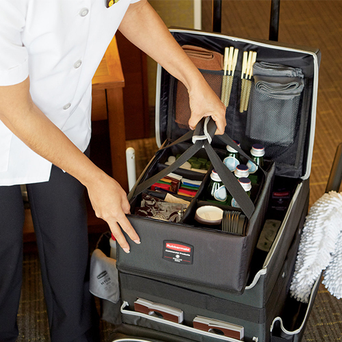 Carucior hotelier Quick Cart mic, Rubbermaid