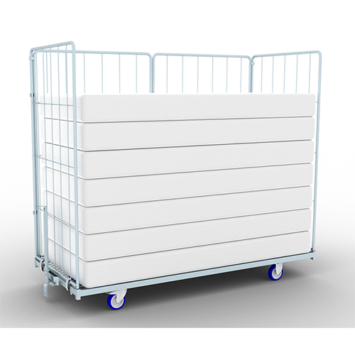 Carucior transport saltele pentru spalatorie industriala 2050 x 880 x 1800, Picchi