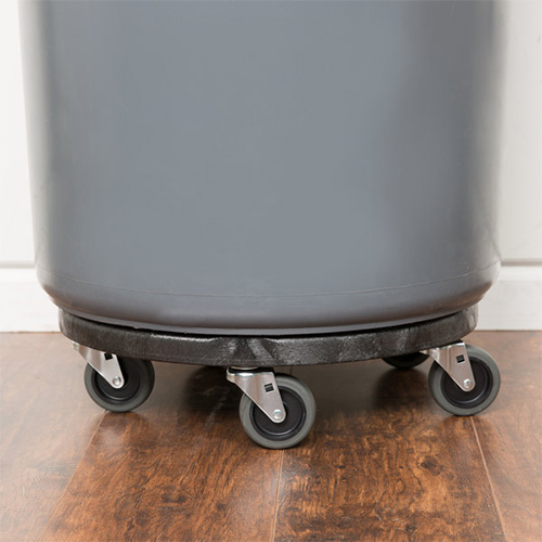 Carucior silentios containere Brute 113.4 kg, negru, Rubbermaid