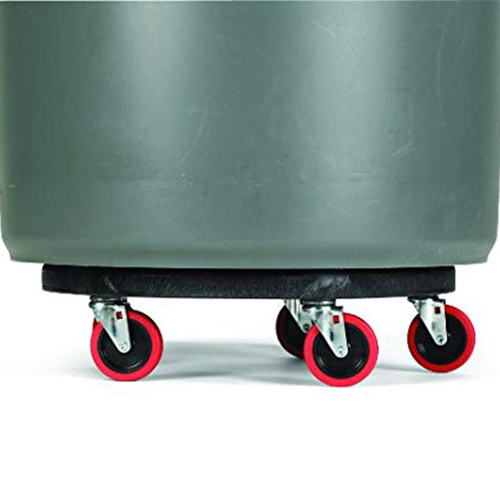 Carucior silentios containere Brute 113.4 kg, negru, Rubbermaid