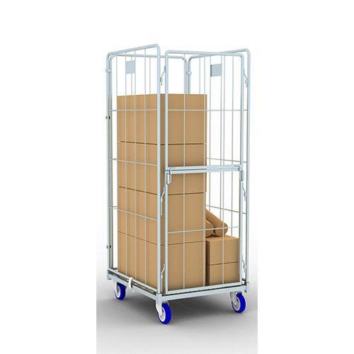Carucior transport lenjerie pentru spalatorie textila cu 4 laturi T20, Picchi