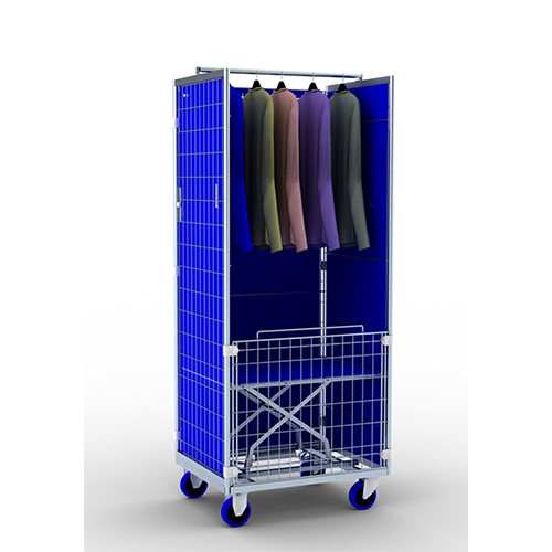 Carucior de transport pentru spalatorie textila 3 laturi, 50 x 100 mm T25, Picchi
