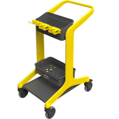 Statie mobila de igienizare HyGo, 780 mm, Vikan galben 