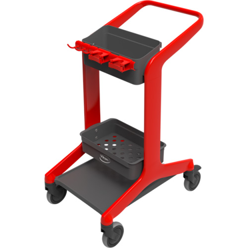 Statie mobila de igienizare HyGo, 780 mm, Vikan rosu 