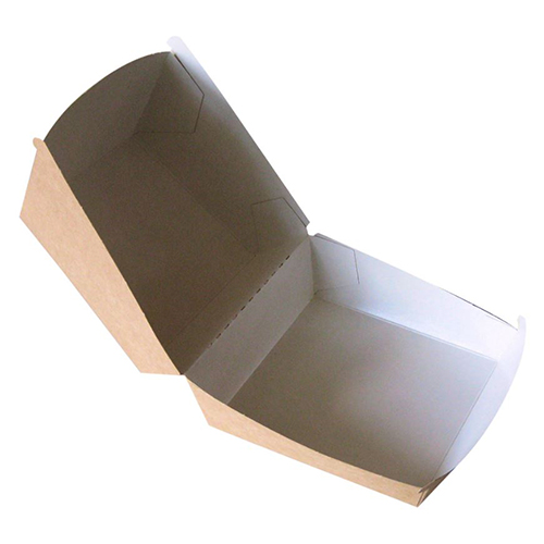 Caserola biodegradabila pentru burger 12 x 12 x 8.2cm, Abena