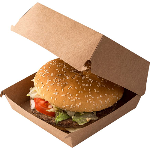 Caserola biodegradabila pentru burger DoEco 14 x 14 x 7 cm, Abena
