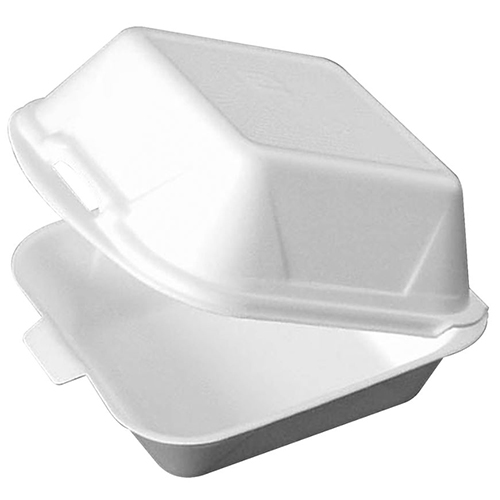 Casoleta rectangulara pentru burger XPS 15.5 x 15.5 cm, Abena