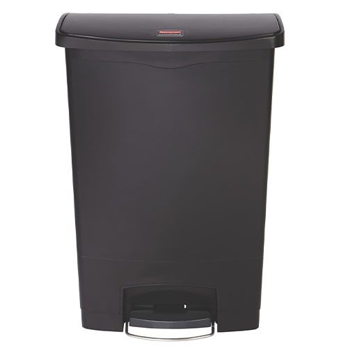 Container Slim Jim Step-On/Front Step 90 L , Rubbermaid negru 