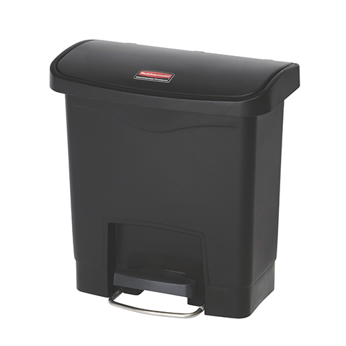 Container Slim Jim Step-On/Front Step 15 L - Rubbbermaid negru 
