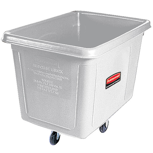 Container industrial pe roti Cube Truck, 0.2 M3, alb, Rubbermaid