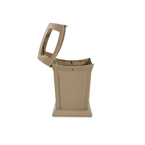 Container Ranger cu 4 trape acces 170.3 L, Rubbermaid bej 