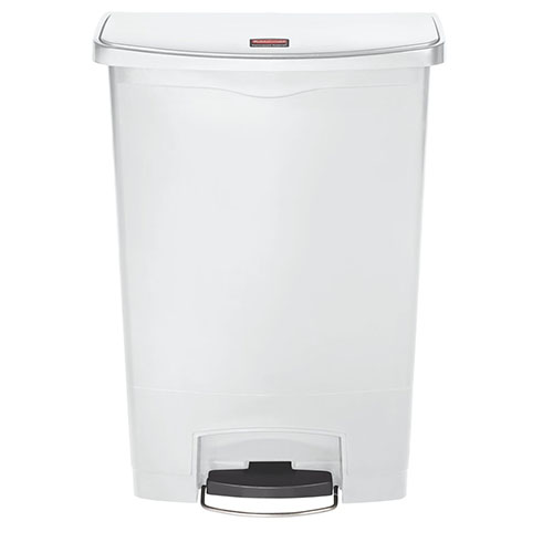 Container Slim Jim Step-On/Front Step 68 L, Rubbermaid alb 