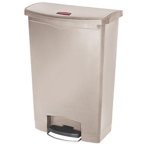 Container Slim Jim Step-On/Front Step 68 L, Rubbermaid