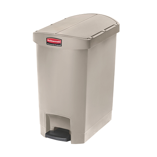 Container Slim Jim Step-On/End Step 30 L, Rubbermaid bej 