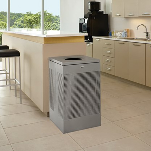 Cos de gunoi Silhoutte 85 L, inox/gri, Rubbermaid