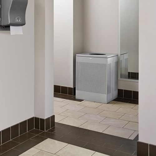 Cos de gunoi Silhoutte 85 L, inox/gri, Rubbermaid