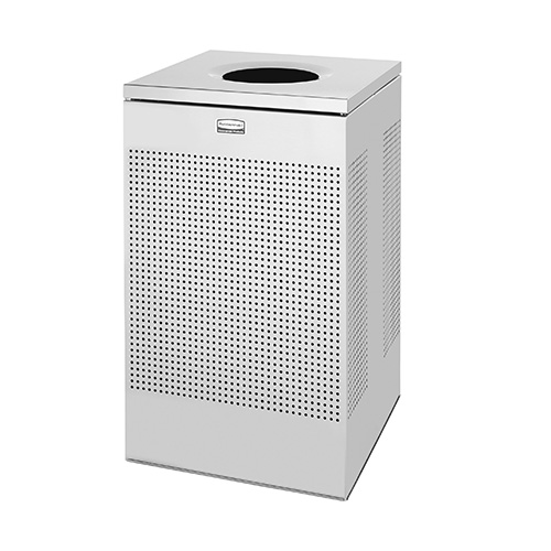 Cos de gunoi Silhoutte 85 L, inox/gri, Rubbermaid