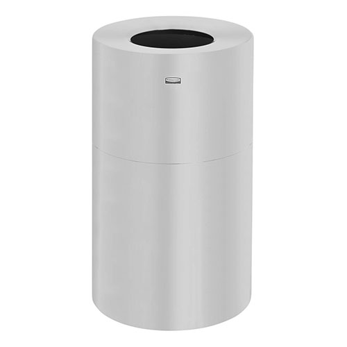 Cos gunoi ATRIUM 132.5 L, aluminiu, Rubbermaid