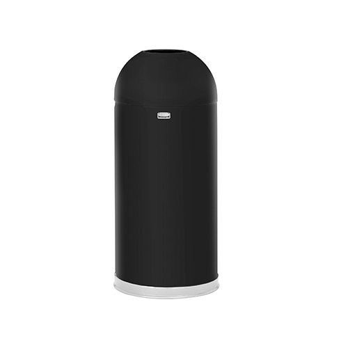 Cos de gunoi Round Top 45 L, negru mat, Rubbermaid