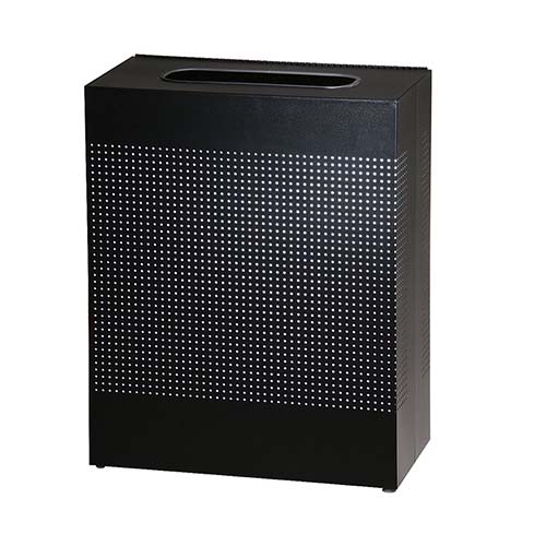 Cos de gunoi Silhoutte 85 L, inox/negru, Rubbermaid