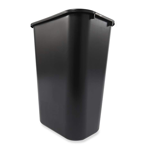 Cos gunoi rectangular 39 L, negru, Rubbermaid