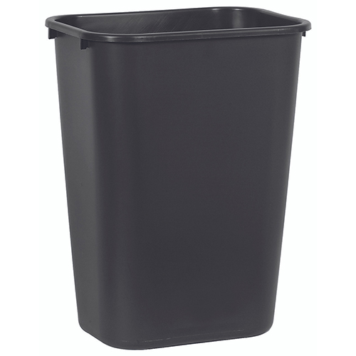 Cos gunoi rectangular 39 L, negru, Rubbermaid