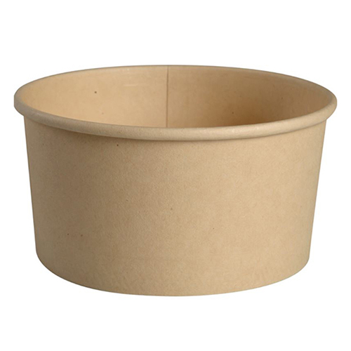 Cupa biodegradabila pentru inghetata-desert 4.7cm, Ø8.9cm, 170 ml, Abena