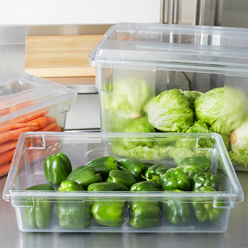 Cutie depozitare alimente 32.2 L, transparenta, Rubbermaid