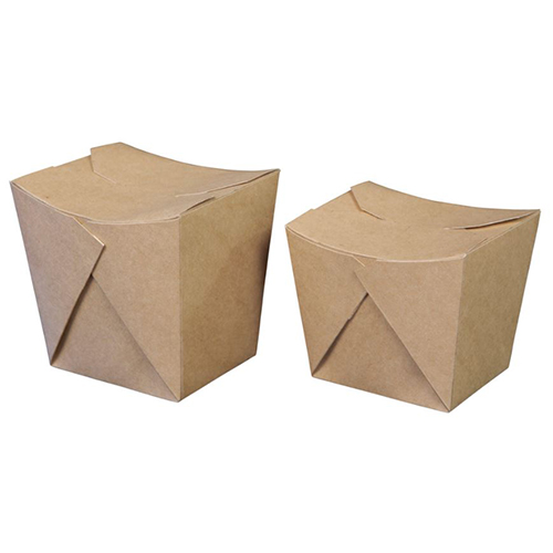 Cutie take away kraft biodegradabila 7 x 8.5 x 10.5cm, 700 ml, Abena