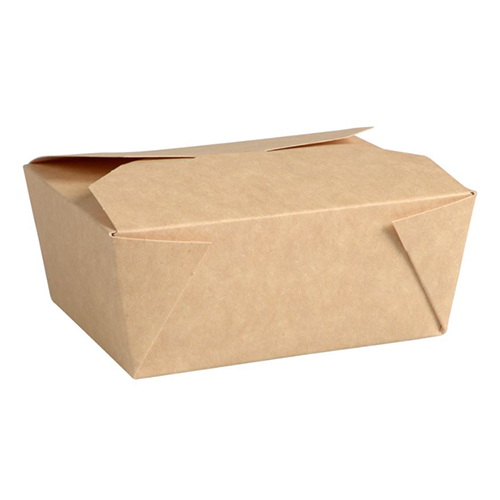 Cutie take away kraft biodegradabila 11 x 9 x 5 cm, 500 ml, Abena
