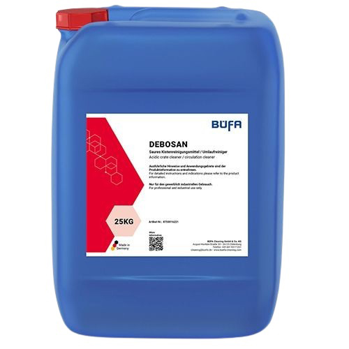 Detergent acid nespumant pentru aplicatii CIP, 25kg, Debosan, Bufa