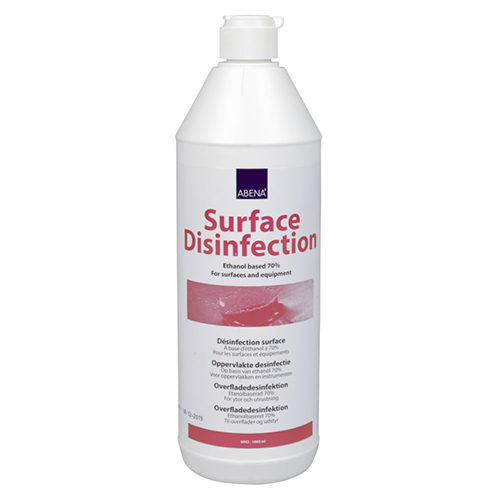 Dezinfectant de suprafete 70% alcool, flacon 1L, Abena