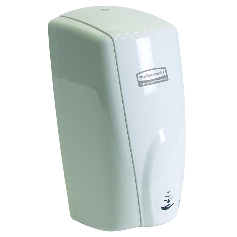 Dispenser sapun spuma AutoFoam cu senzor, 1100 ml/gri, Rubbermaid, alb
