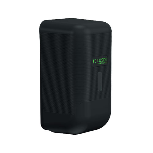 Dispenser sapun lichid cu rezerva 900 - 1100 ml, negru mat, Losdi