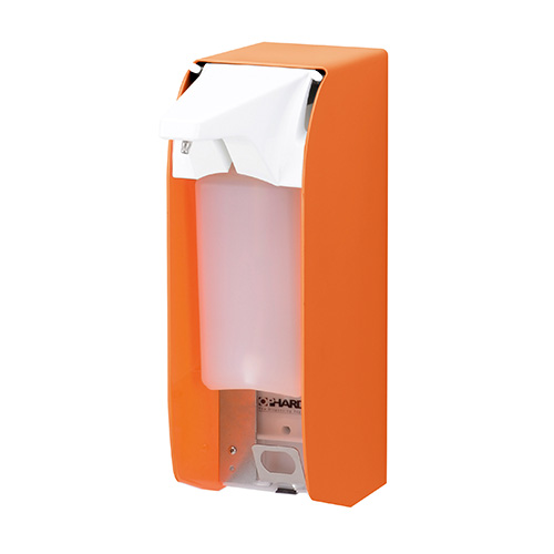 Dispenser sapun lichid / dezinfectant Touchless XT Hi-Vis cu senzor, 500 ml, aluminiu - OpHardt, portocaliu
